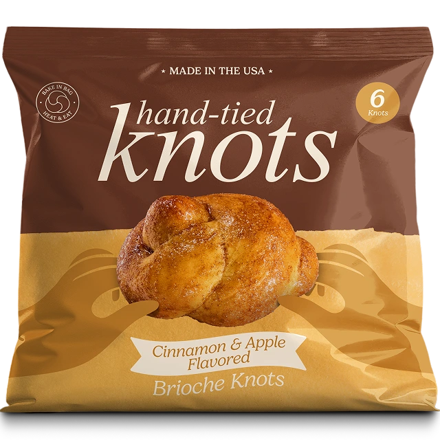 Cinnamon & Apple Flavored Brioche Knots