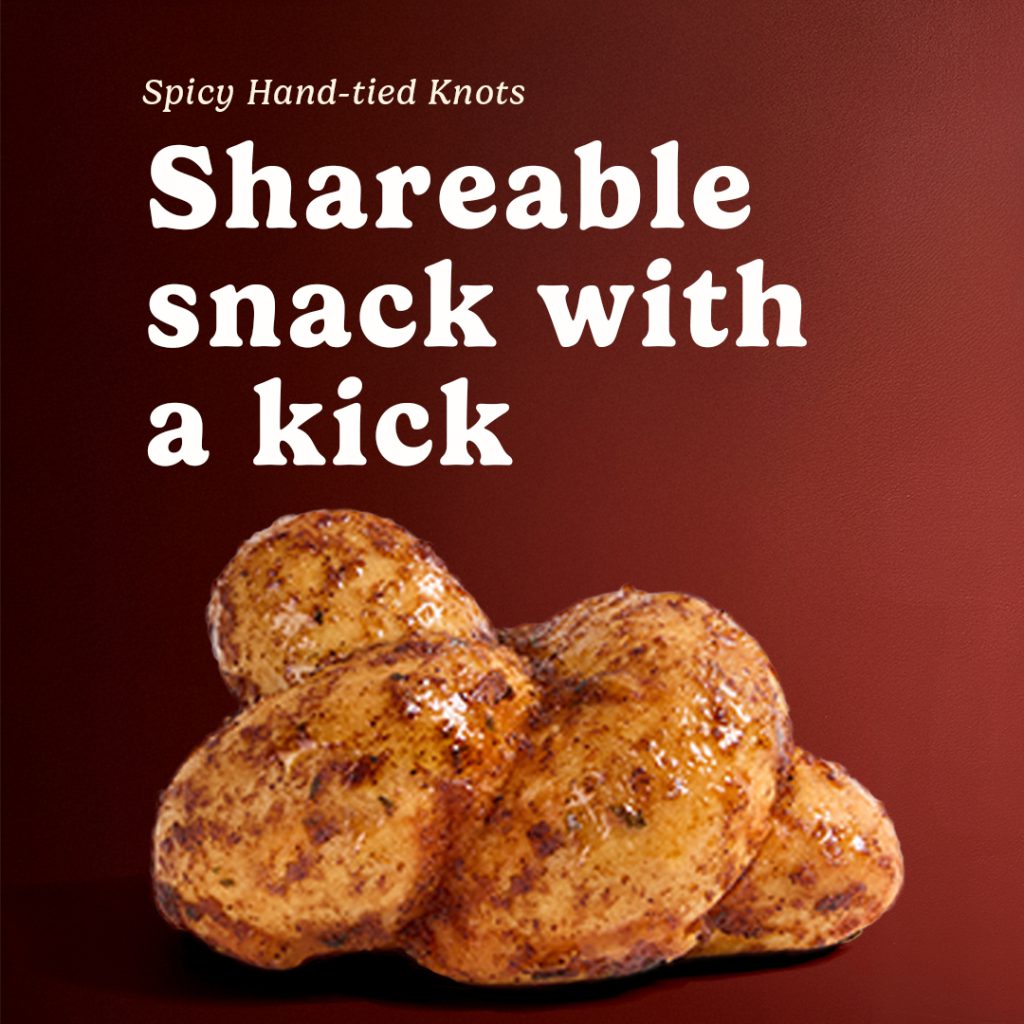 Shareable snack with a kick